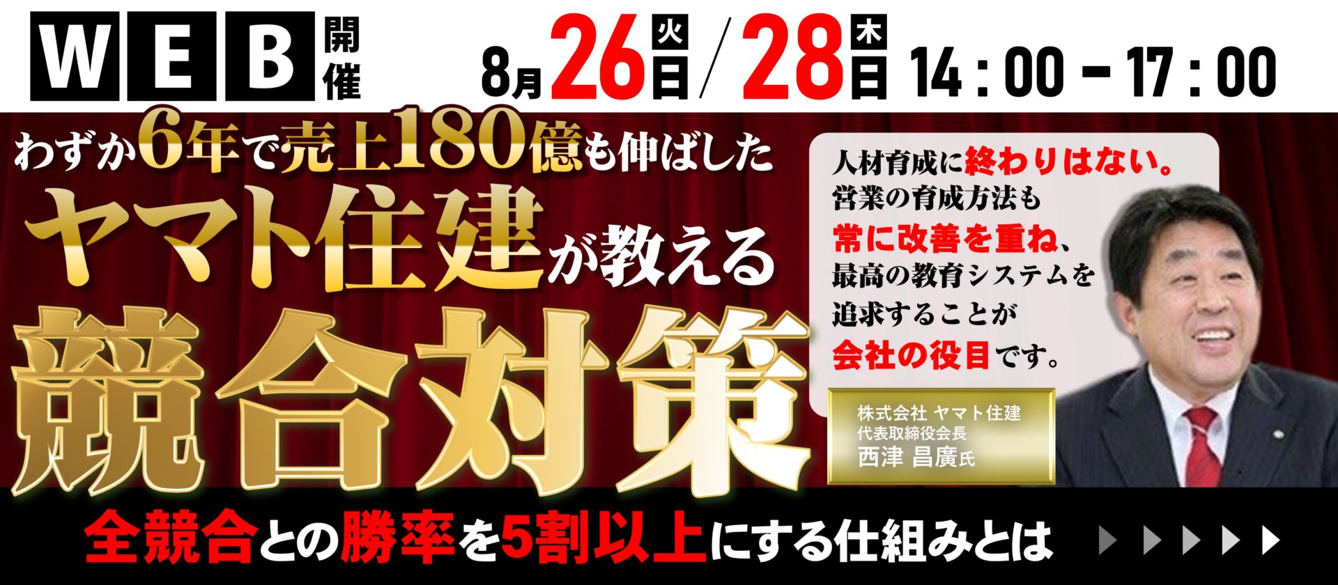絶対に勝つ競合対策！全競合との勝率を5割以上にする仕組み